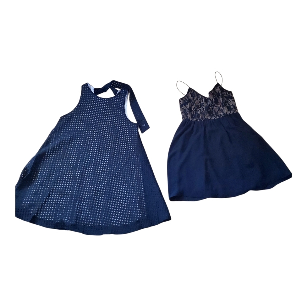 Wishlist  And Forever 21 Blackand Lace Mini Dress Set Sizes Medium